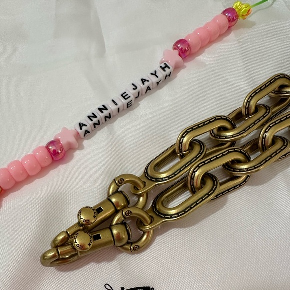 NEW w/o tags - Coach Brass Gold Link Chain Strap *STRAP ONLY, no bag* - Picture 2 of 6